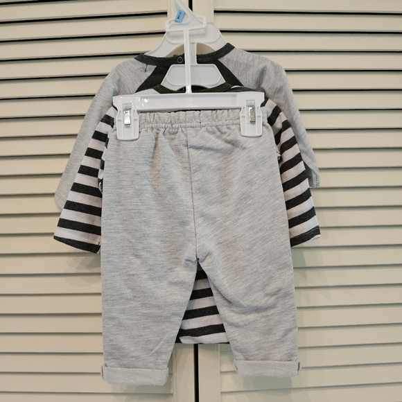 NWT for all mankind 7 Bodysuits with Pants Long Sleeve Gray 3 Piece Set - Picture 4 of 7